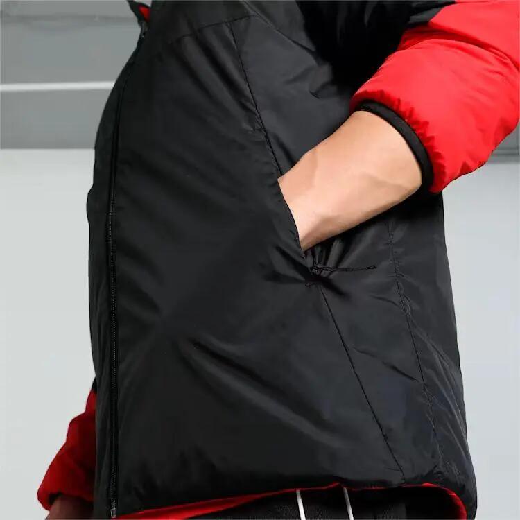Jaqueta masculina Puma FERRARI STYLE REVERSIBLE PADDED preta 62709301 tamanho XS 8/8