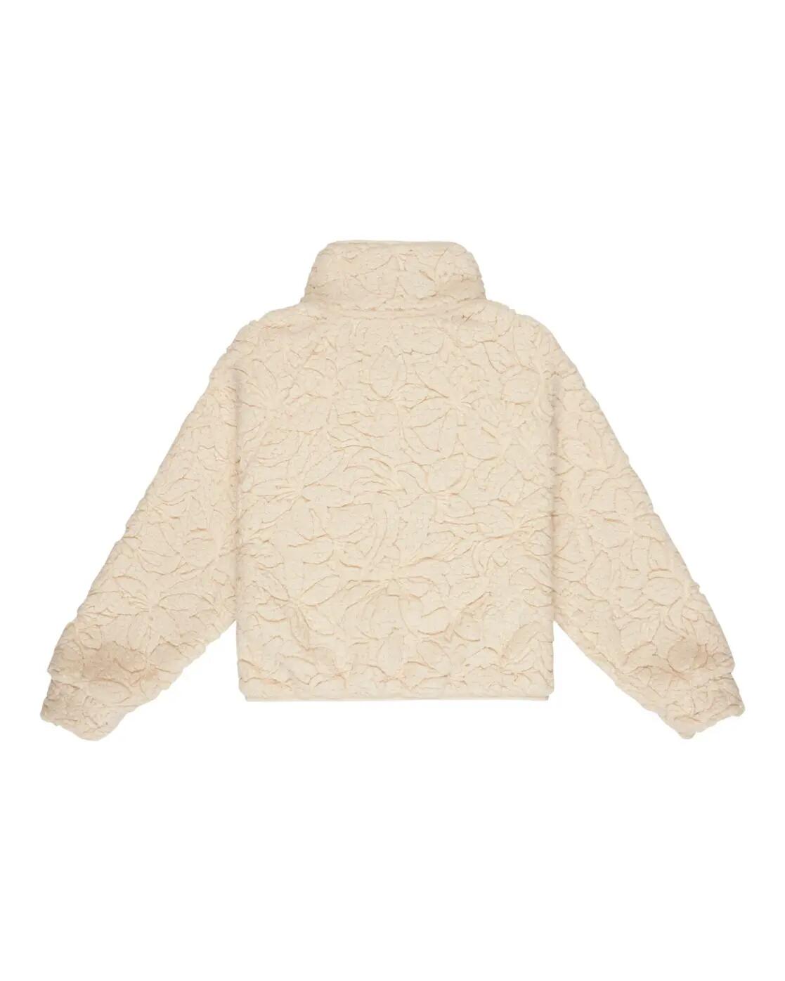 Fleece mit Reißverschluss BLURRY CLOUD Beige Meisjes 4-16 2/3