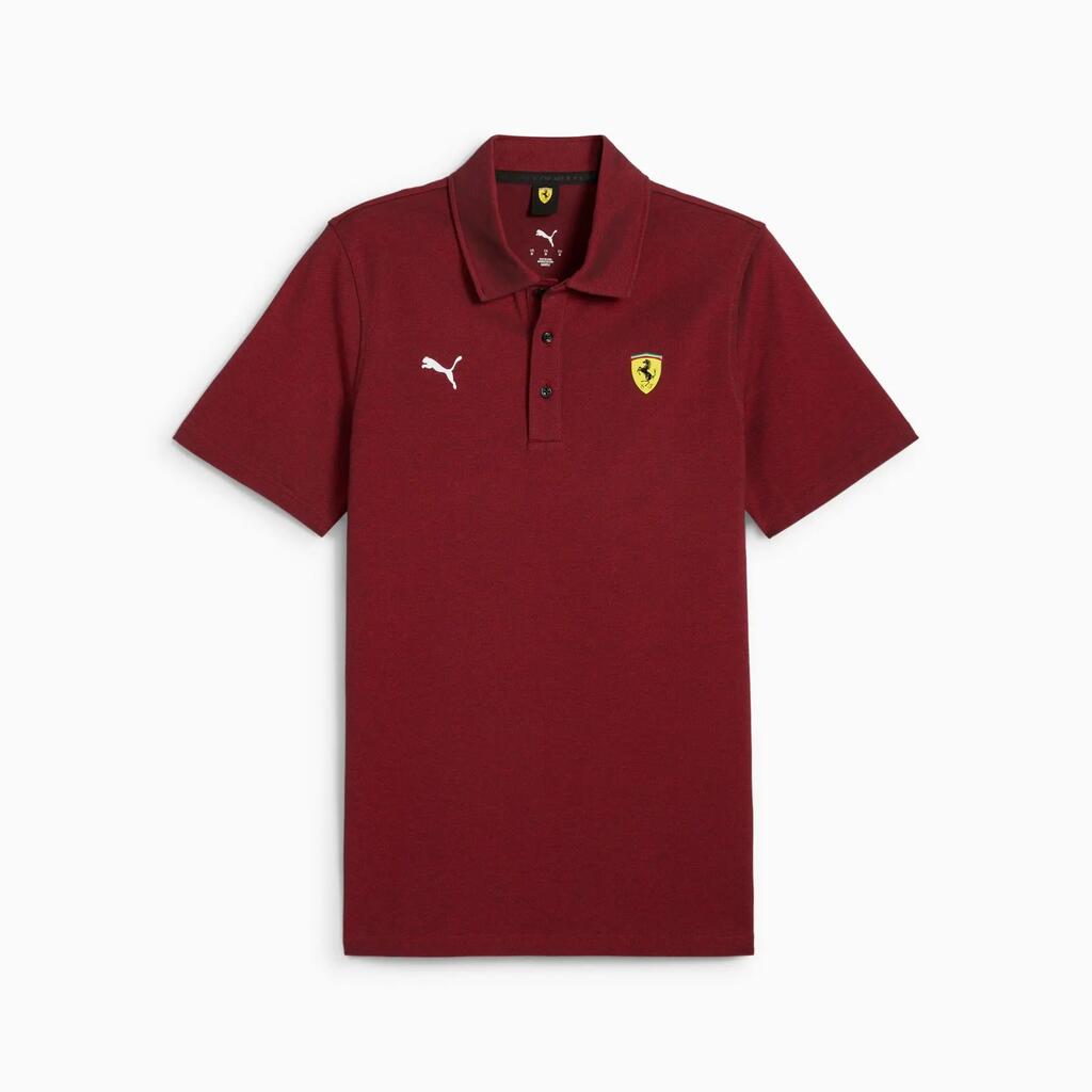 Puma FERRARI RACE 2 TONE men's polo shirt red 63018602 r M (48)