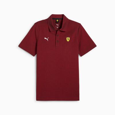 Polo da uomo Puma FERRARI RACE 2 TONE rossa 63018602 r M (48)