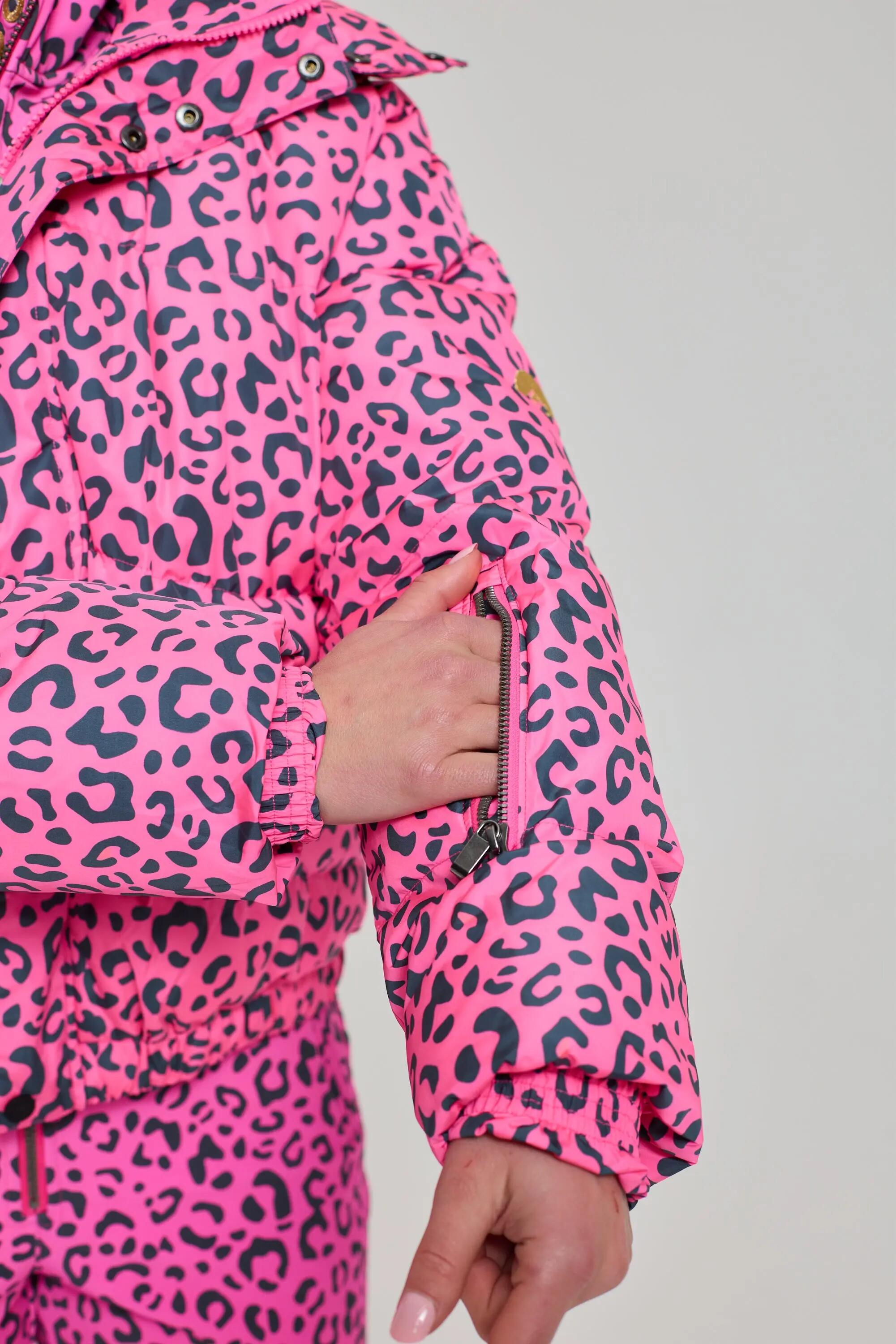 Piumino Chic - Stampa Leopardata Rosa 6/8