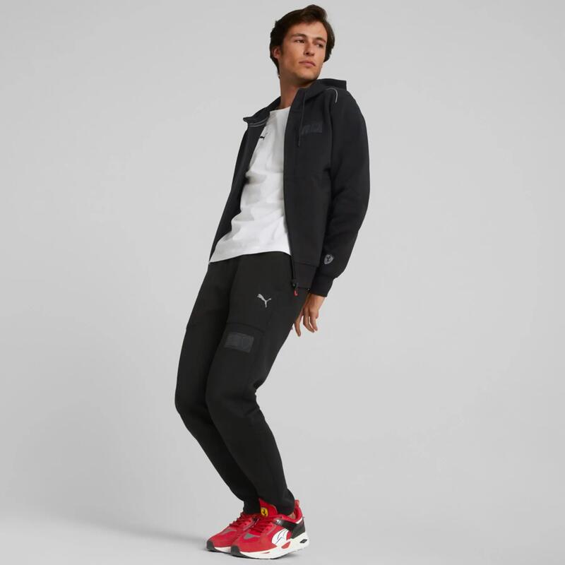 Jacheta barbati Puma Ferrari Style Hooded Sweat Jacket B, Negru