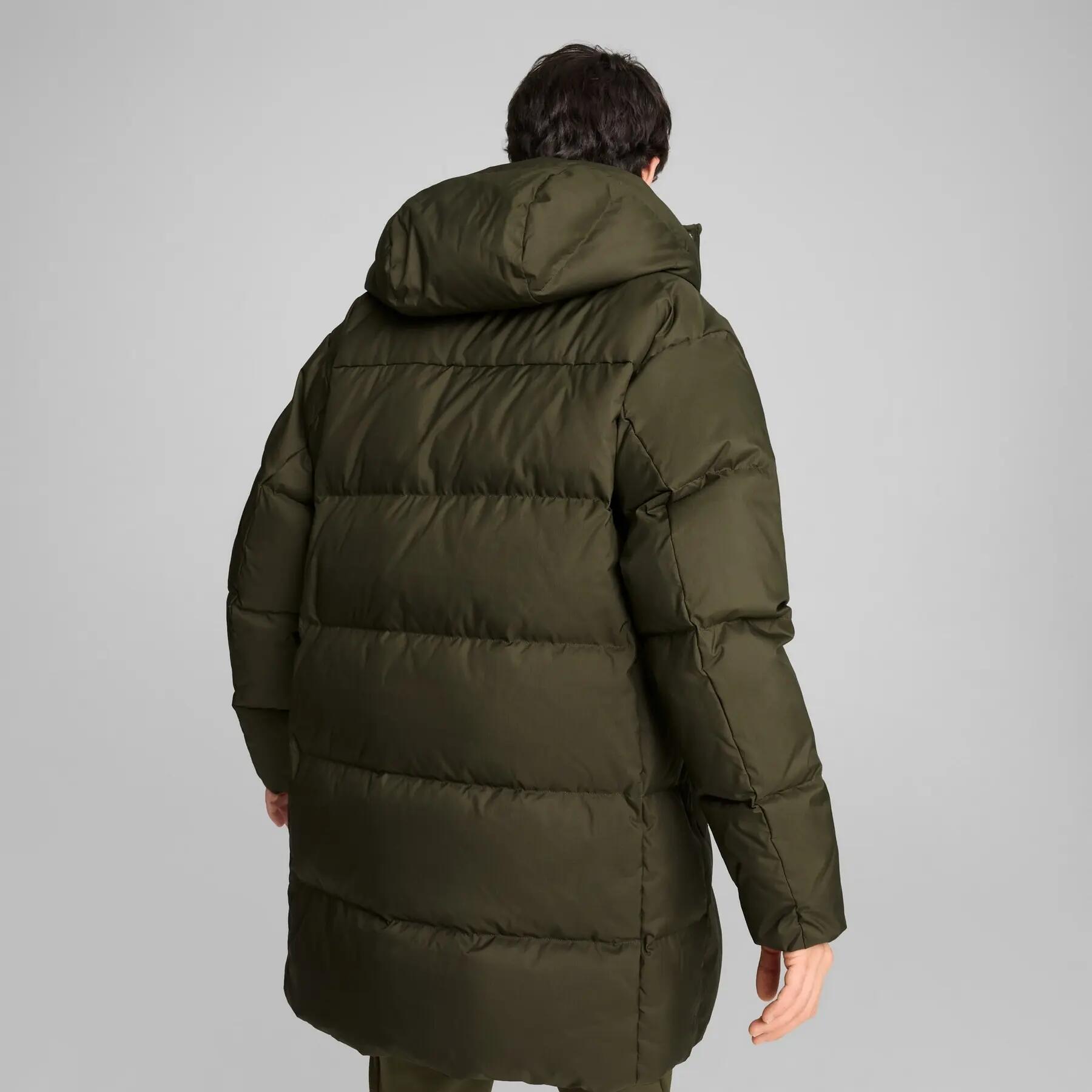 Giacca con cappuccio da uomo Puma PROTECTIVE DOWN PARKA verde 62646670 r M 4/5