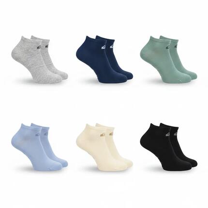 Quiksilver Pack de Chaussettes Homme SNEAKER Lot 6 Paires Sport