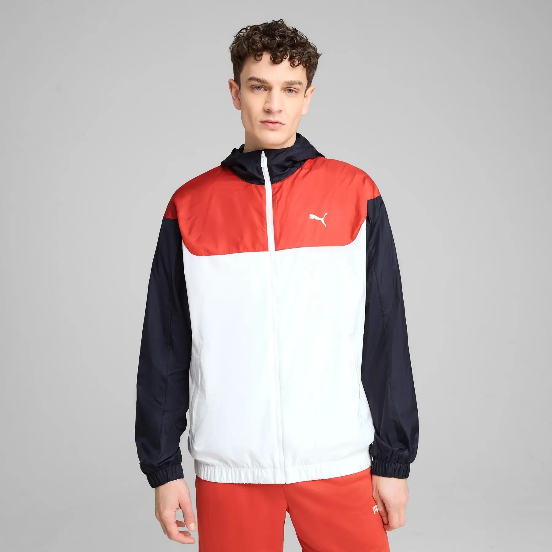 Chaqueta cortavientos Puma ESS UV RELAXED blanca 68462602 L 3/7