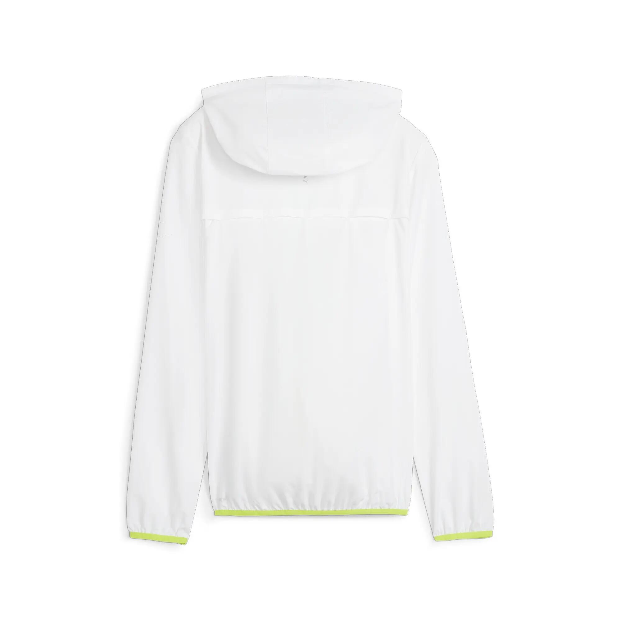 Giacca con cappuccio da donna Puma RUN ULTRAWEAVE bianca, taglia S 2/8