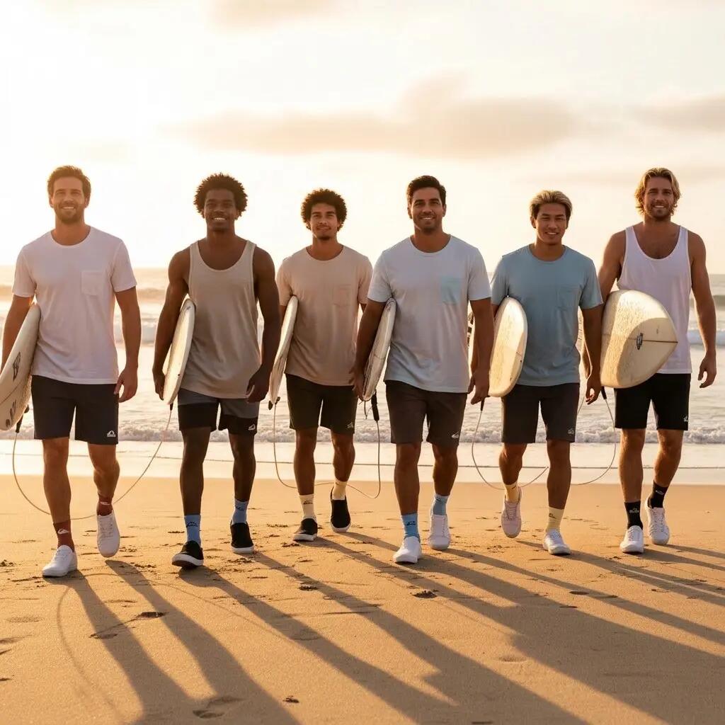 Pack de Meias Homem SNEAKER QUIKSILVER – 6 Pares Desporto 6/7