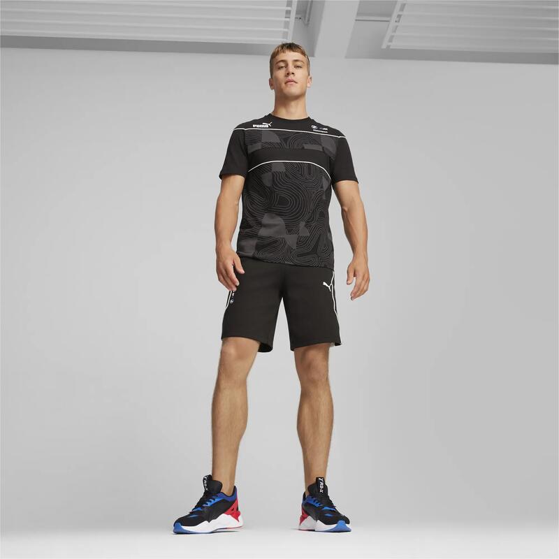 Pantaloni scurți bărbați Puma BMW MMS negri, mărimea M