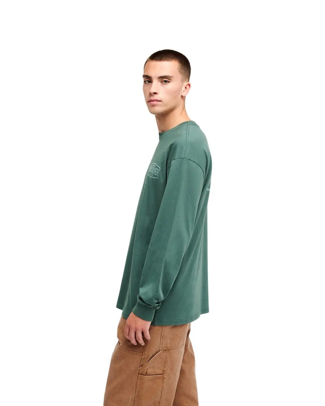 T-shirt met Lange Mouwen SURF GARAGE Grün Heren 3/4