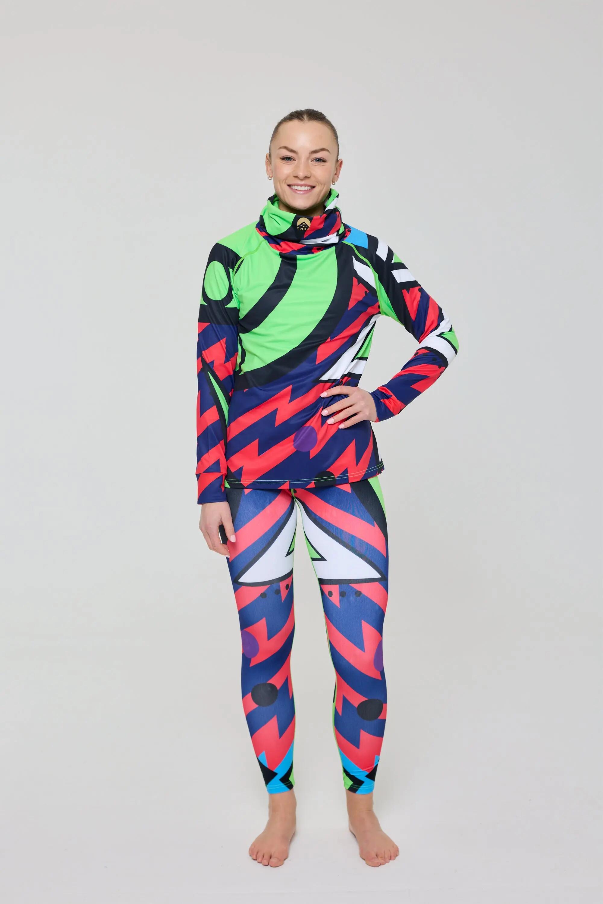 Fresh Prince X Damen Baselayer-Oberteil mit hohem Kragen 3/5
