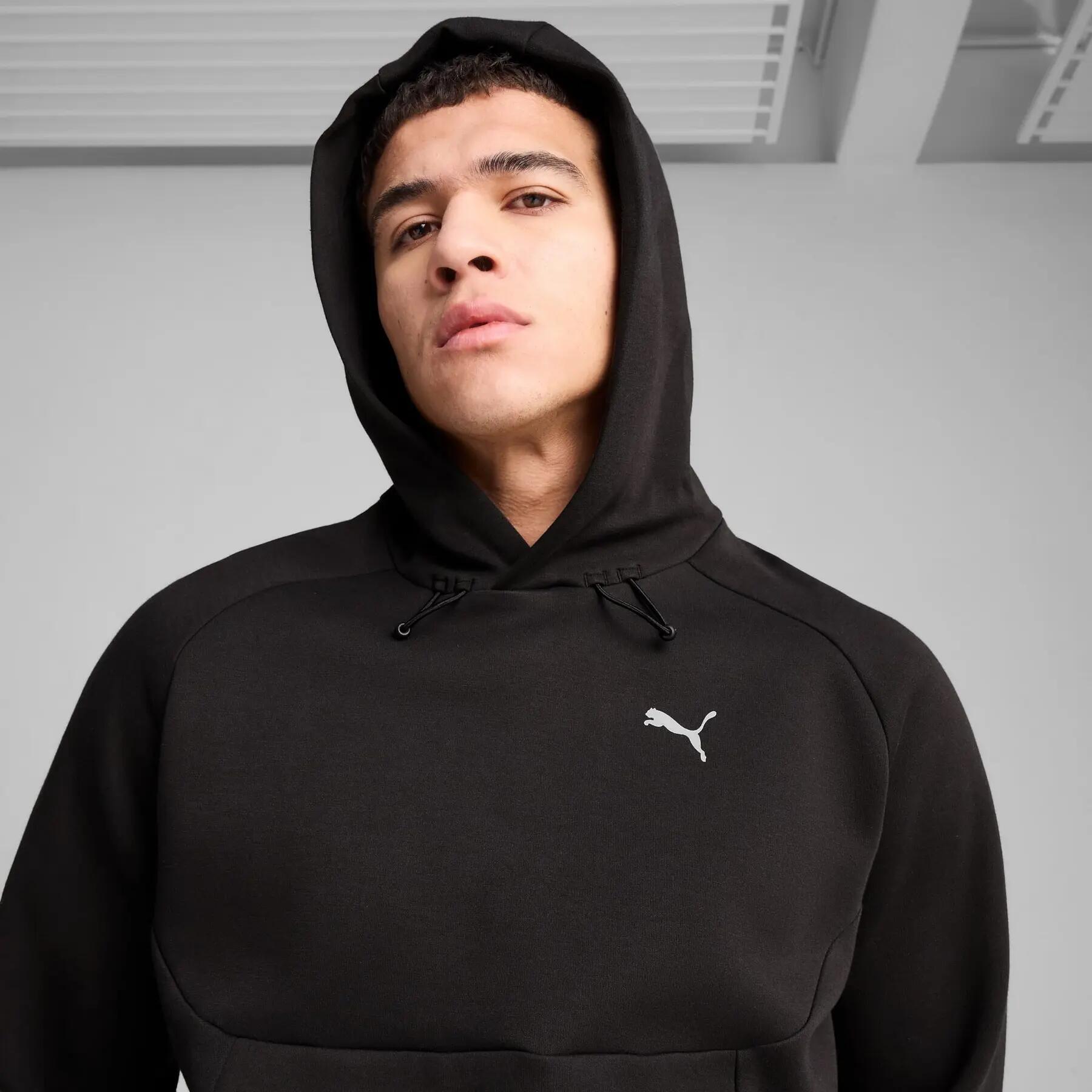 Moletom com capuz masculino Puma PUMATECH GRAPHIC RELAXED DK, tamanho G 7/7