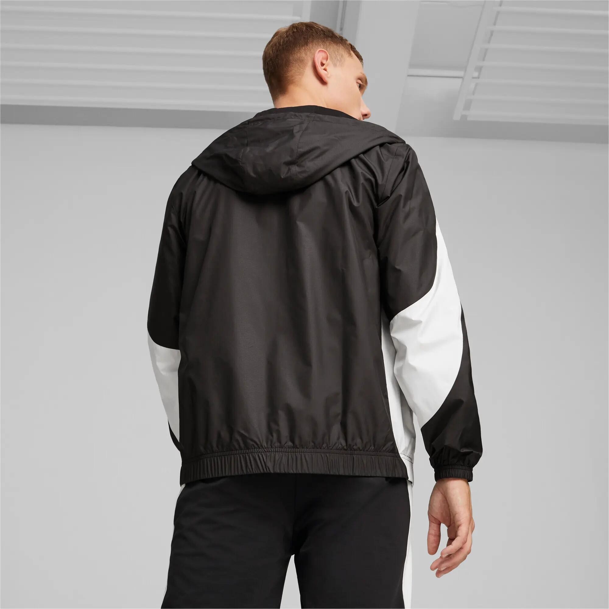 Chaqueta con capucha para hombre Puma BMW MMS WOVEN negra 62517401 r M 7/8