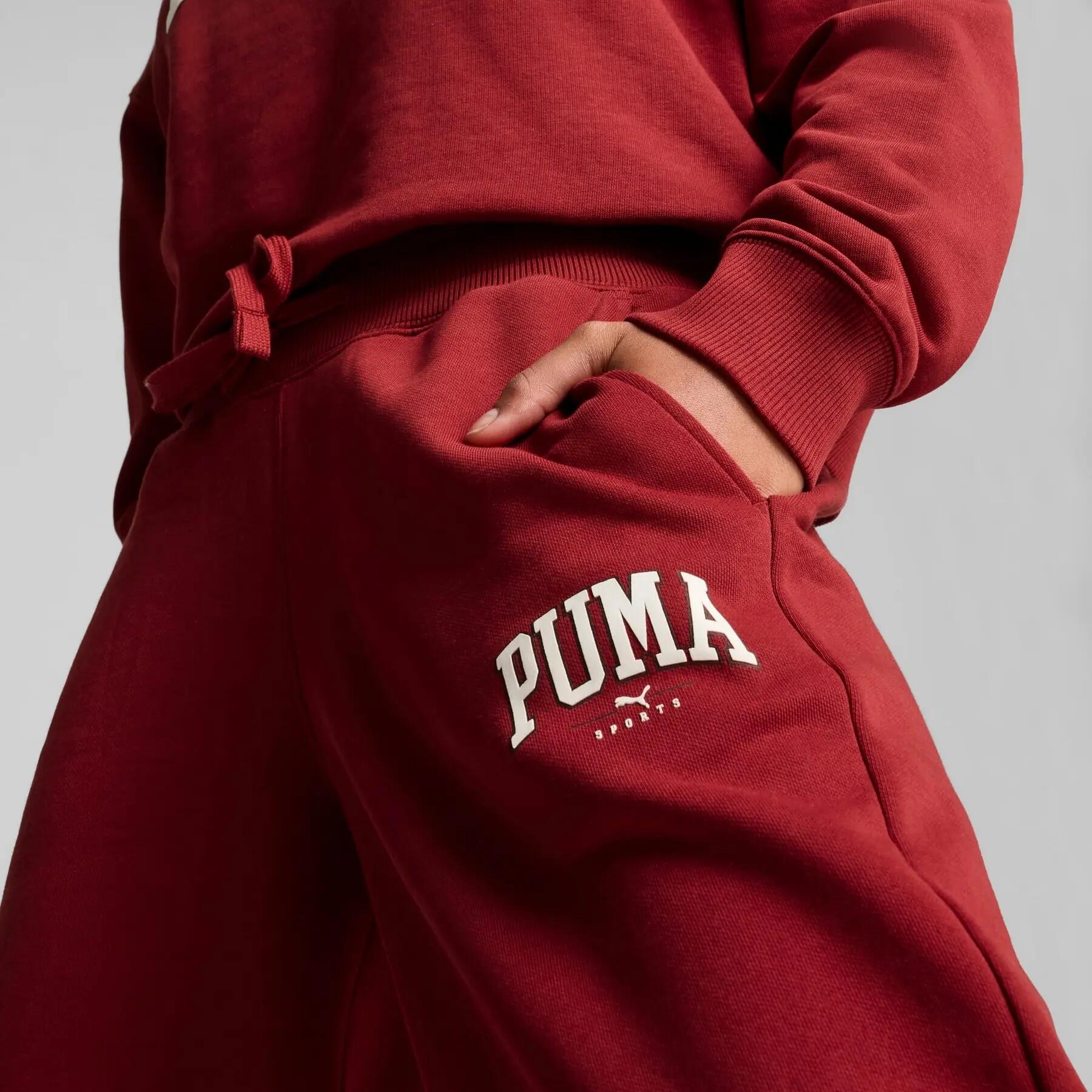 Puma SQUAD FL calça moletom feminina bordô 68154213 XS 7/7
