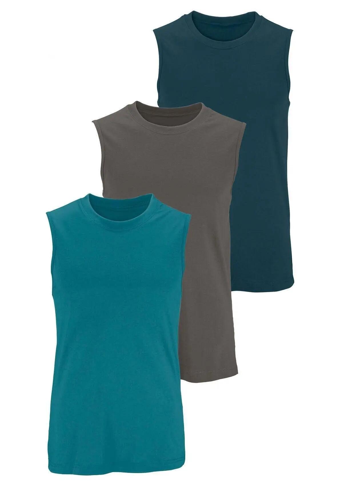 Herren Muscleshirts (3 Stück), Baumwolle »Cotton made in Africa« 2/6