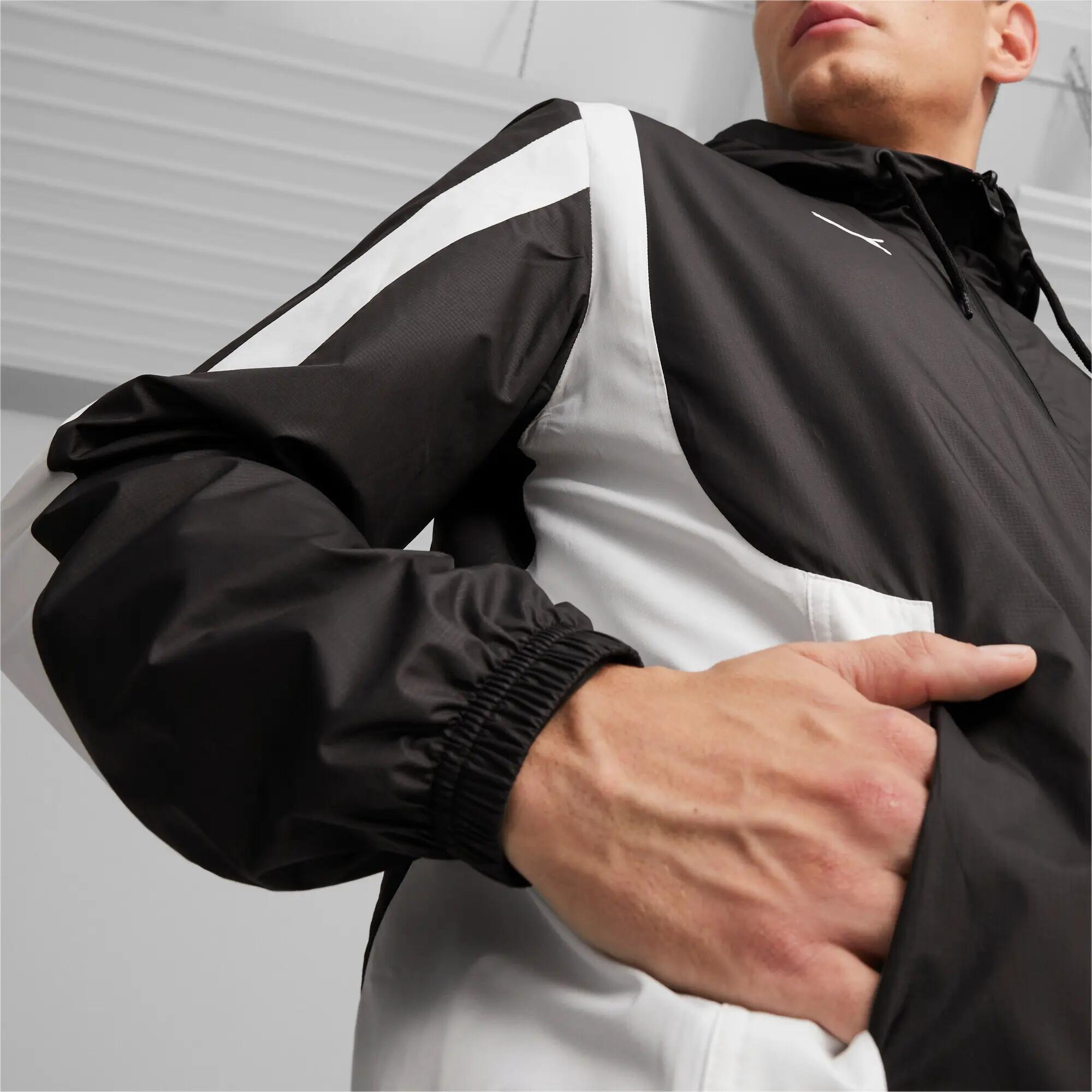 Chaqueta con capucha para hombre Puma BMW MMS WOVEN negra 62517401 r M 6/8