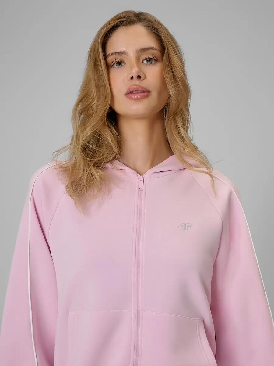 Bluza dresowa regular z kapturem damska 4F 4FRSS26TSWSF2990 5/7