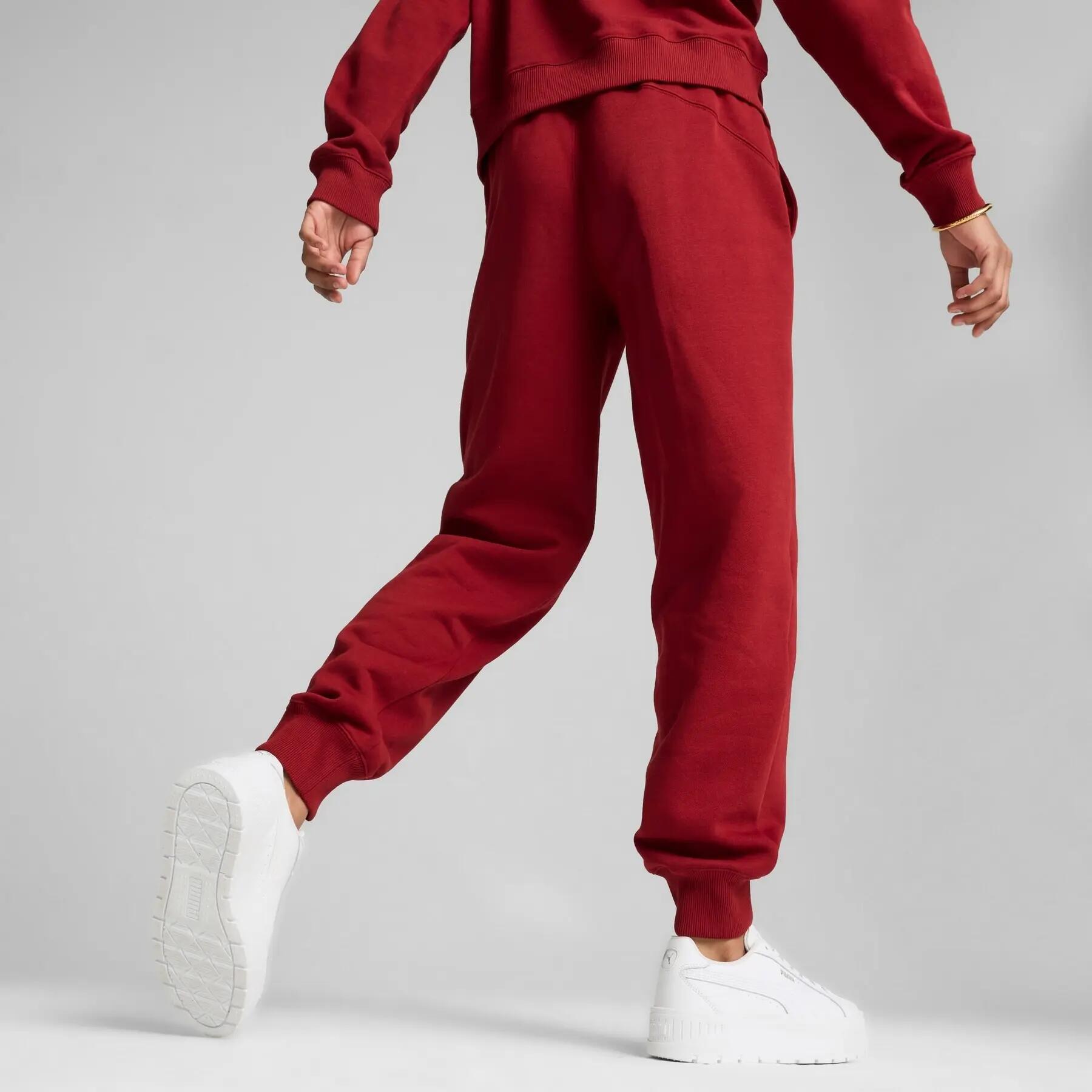 Puma SQUAD FL calça moletom feminina bordô 68154213 XS 6/7