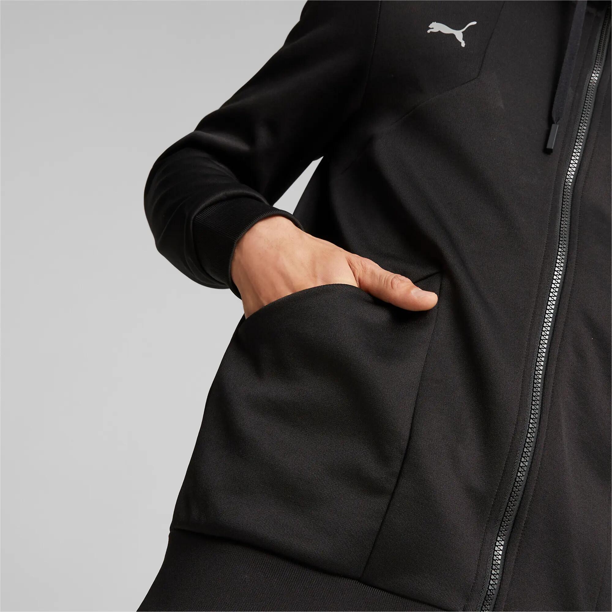 Felpa con cappuccio da uomo Puma FERRARI STYLE HDD nera, taglia L 5/8