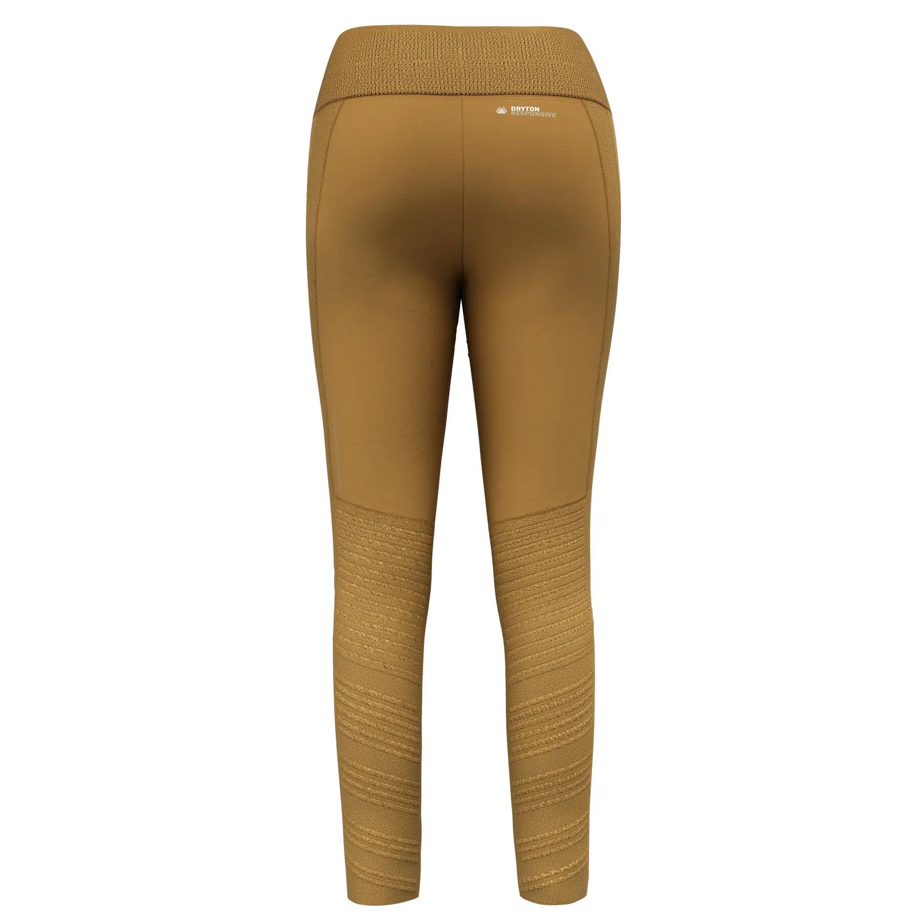 Leggings femininas Salewa PEDROC DRY RESP marrom 00-0000028323_7020 tamanho XS/S 2/5