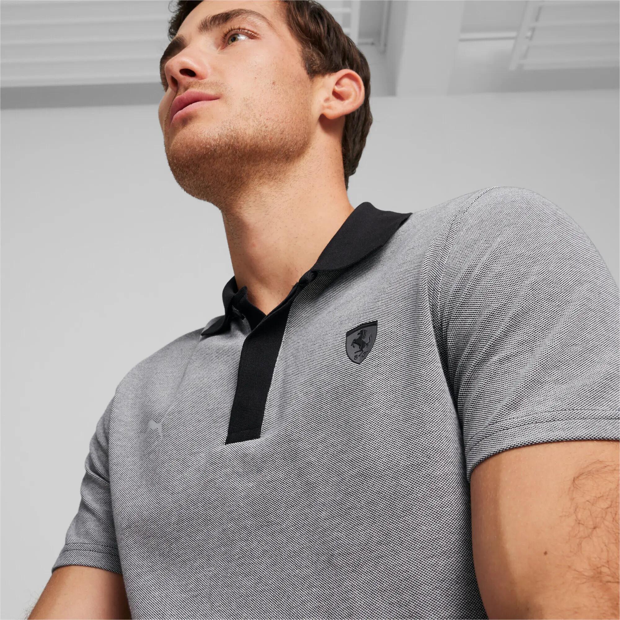 Polo T-shirt Männlichen Puma Ferrari Style 2 Tone 5/8