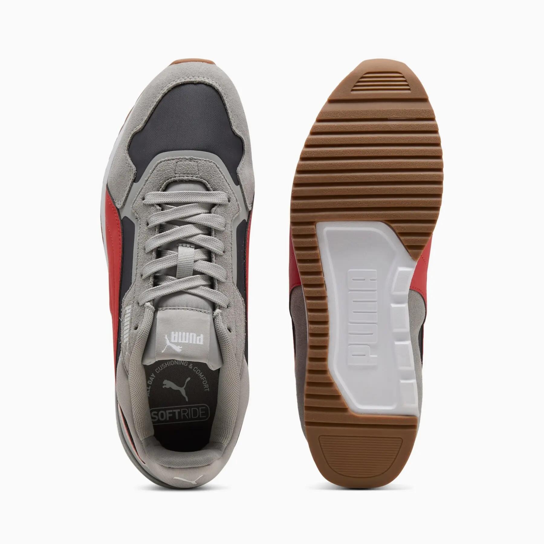 Tênis esportivo masculino Puma SOFTRIDE ST MILER cinza 40491303 tamanho 41 3/7