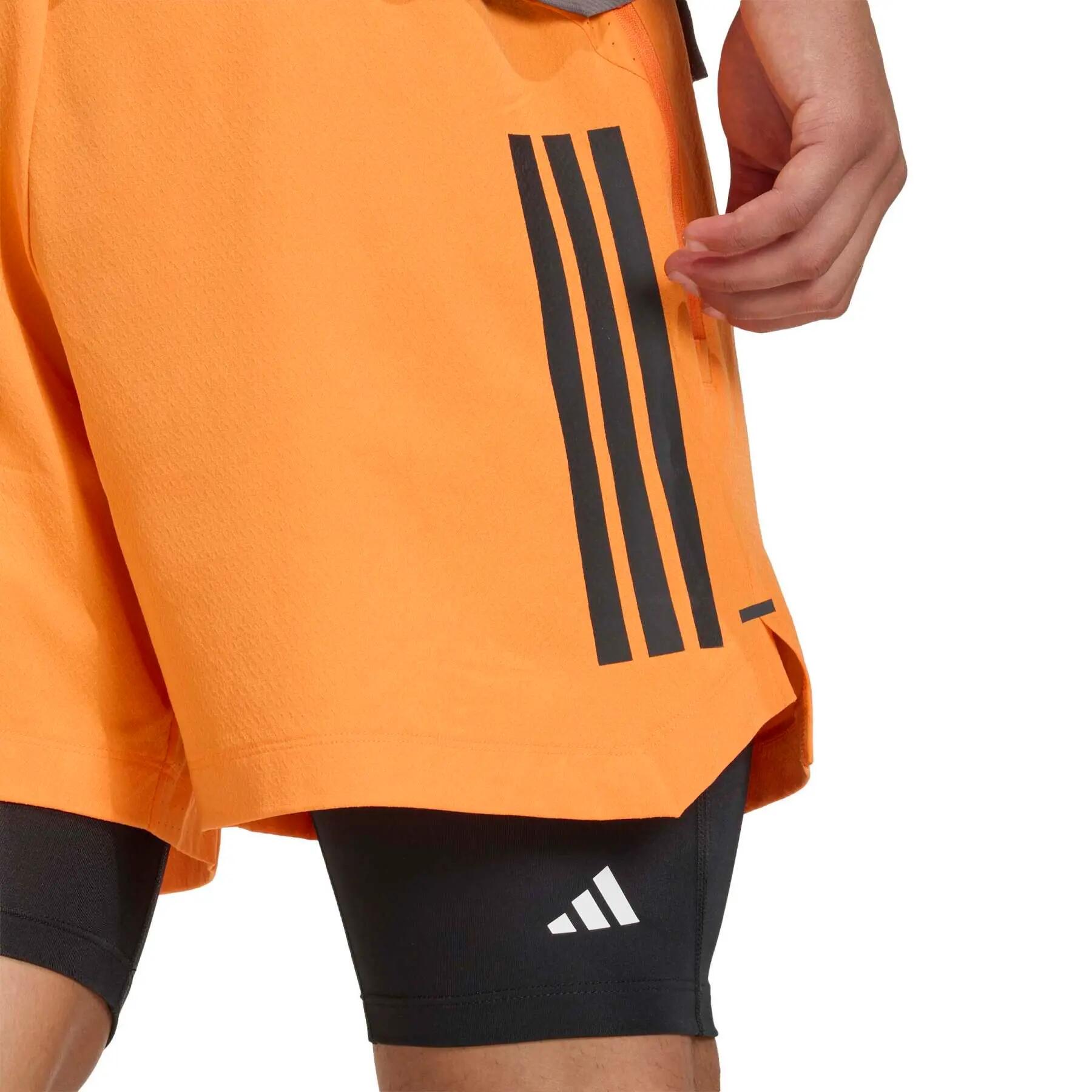 adidas D4T POWER Trainingsshorts für Herren, orange, KA1197 r L 7/7