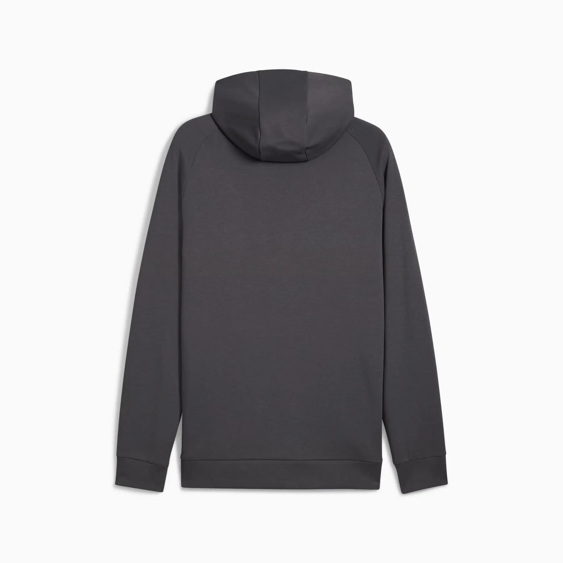 Moletom com capuz masculino Puma PUMATECH DK cinza, tamanho XXL 2/2