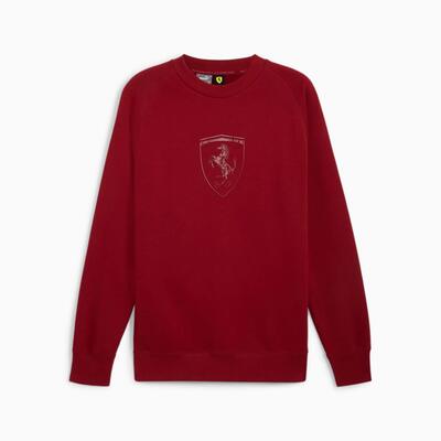Puma ferrari race graphic crew herensweatshirt bordeauxrood maat m