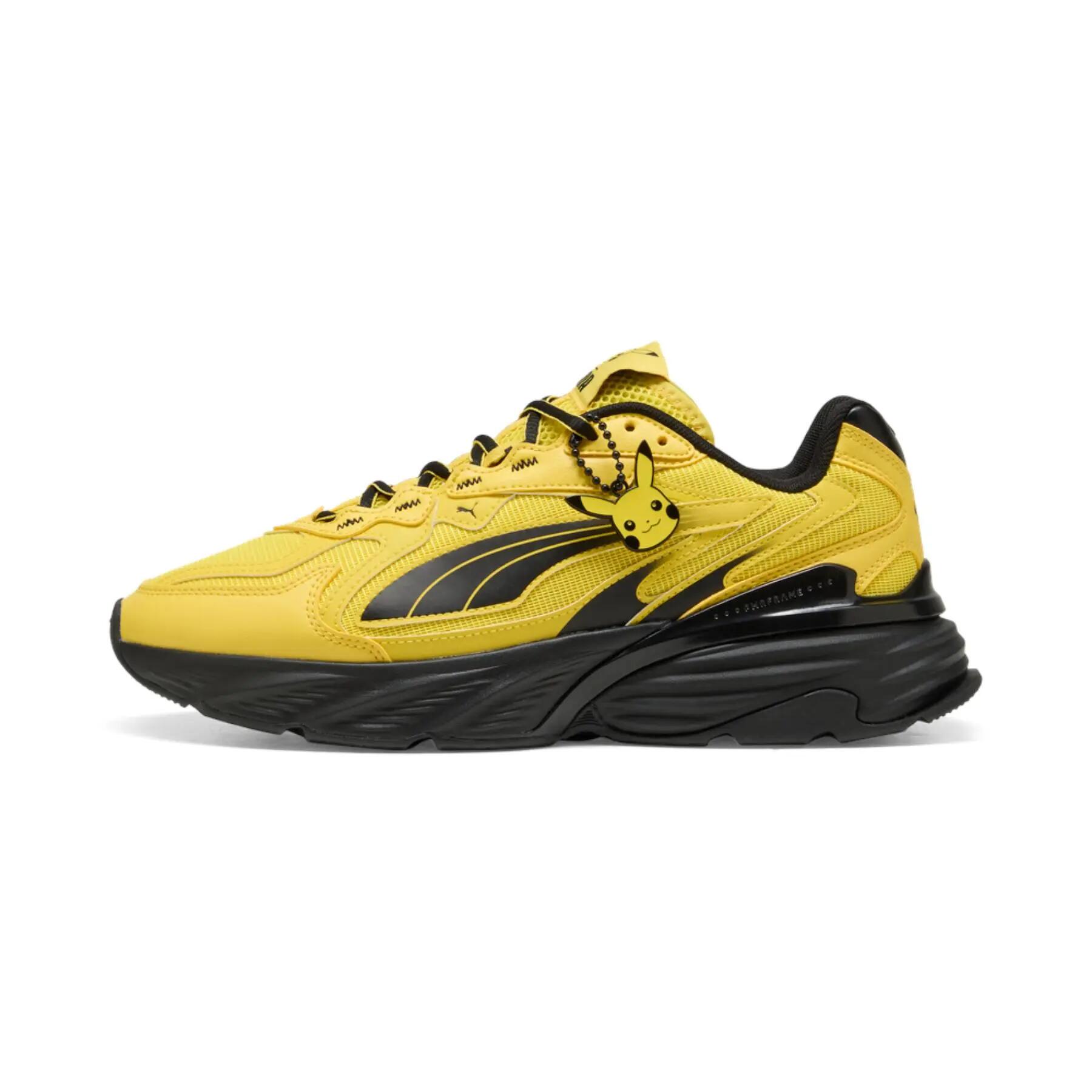 Tênis esportivo unissex Puma FADE NITRO PIKACHU amarelo 40810501 tamanho 38 2/7