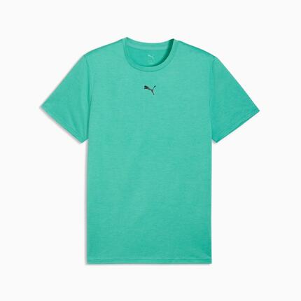 Koszulka męska Puma TAD ESSENTIALS HEATHER CAT zielona 52592040 r XL