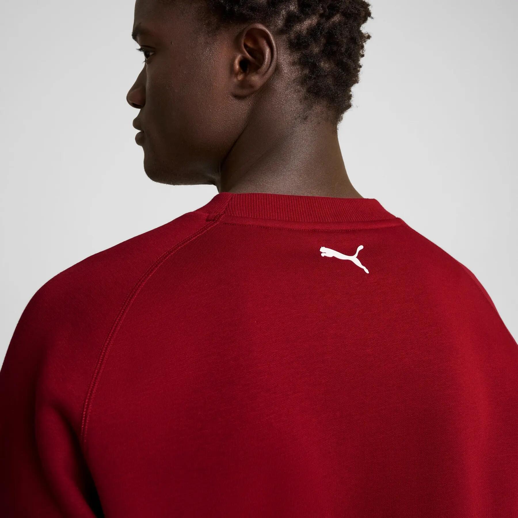 Moletom masculino Puma FERRARI RACE GRAPHIC CREW, cor bordô, tamanho P 7/7