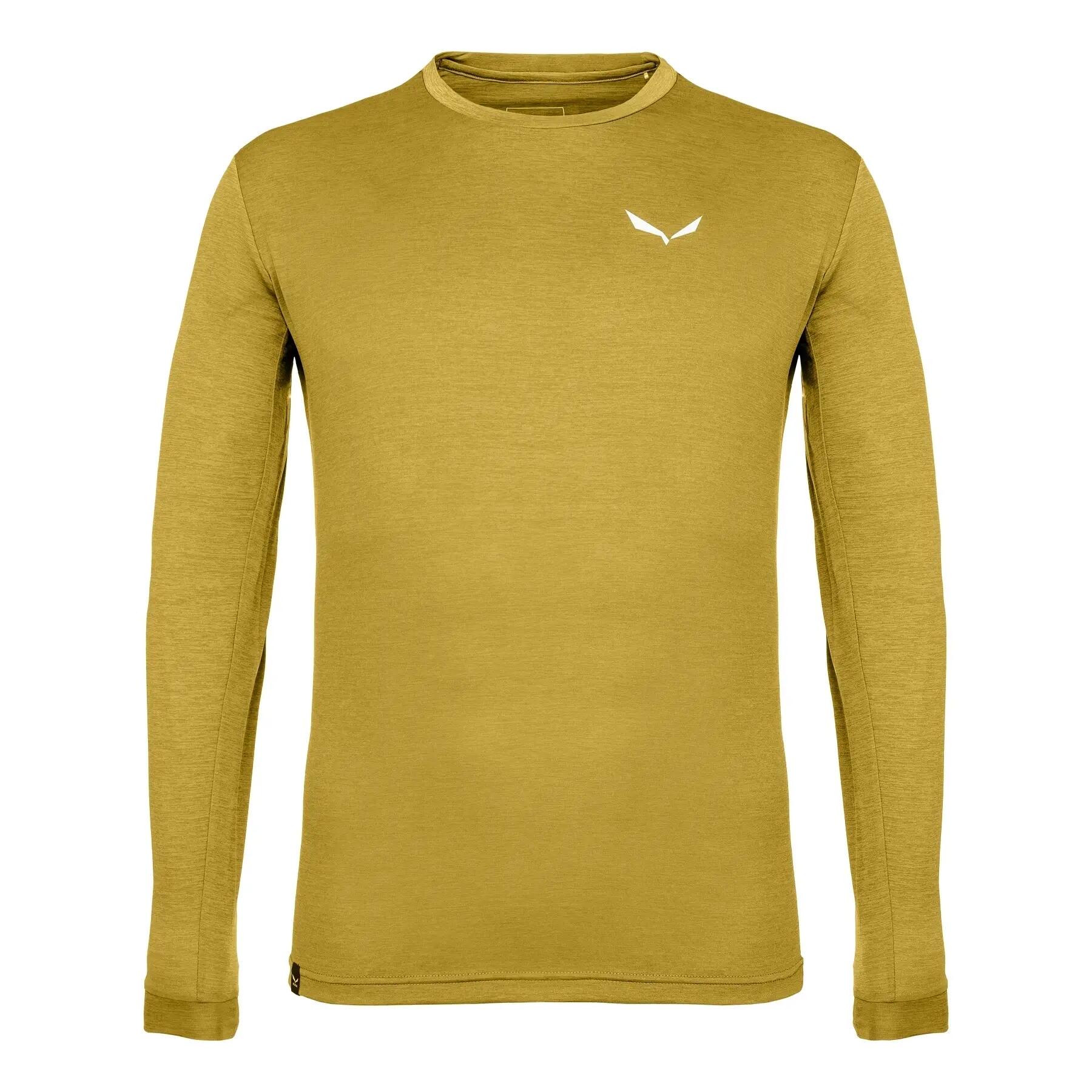 Tricou sport cu mânecă lungă pentru bărbați Salewa PUEZ MELANGE DRY