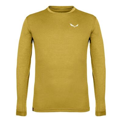 Salewa puez melange dry heren longsleeve geel 00-0000027453_5b16 r s