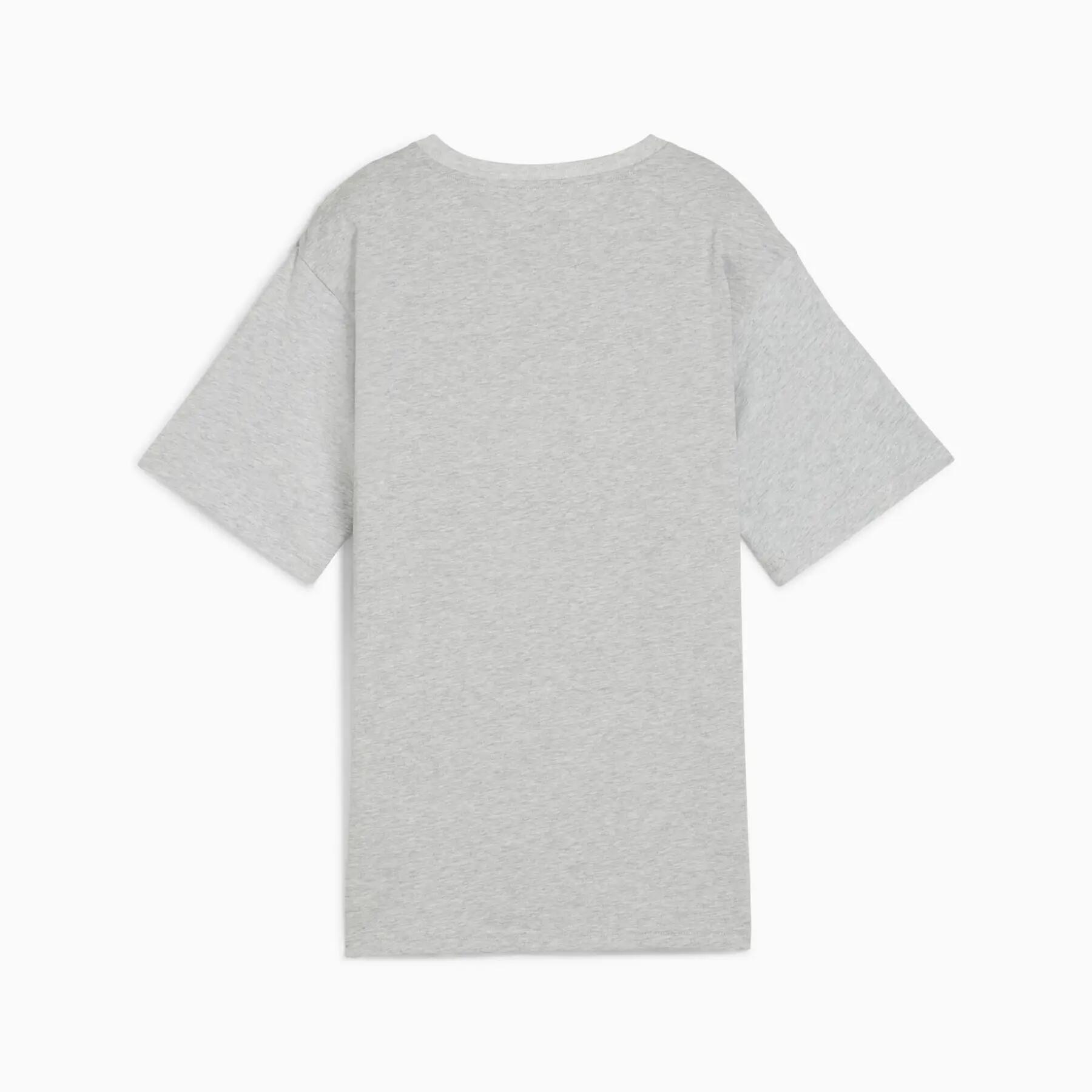 Koszulka damska Puma ESS SMALL LOGO RELAXED szara 68831004 r XS 2/2