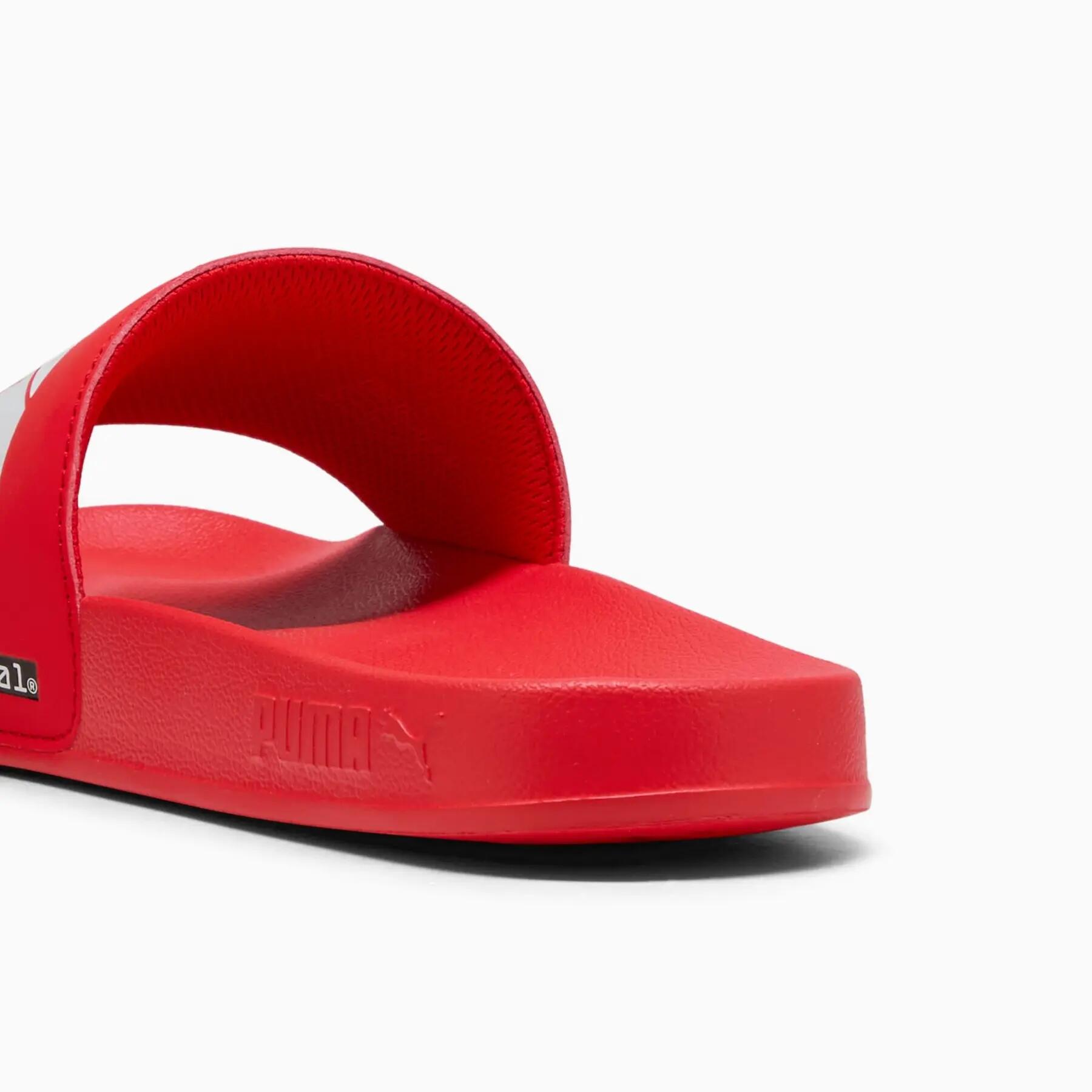 Chinelo unissex Puma F1 LEADCAT 2.0 LOGO vermelho 30884602 tamanho 47 6/6