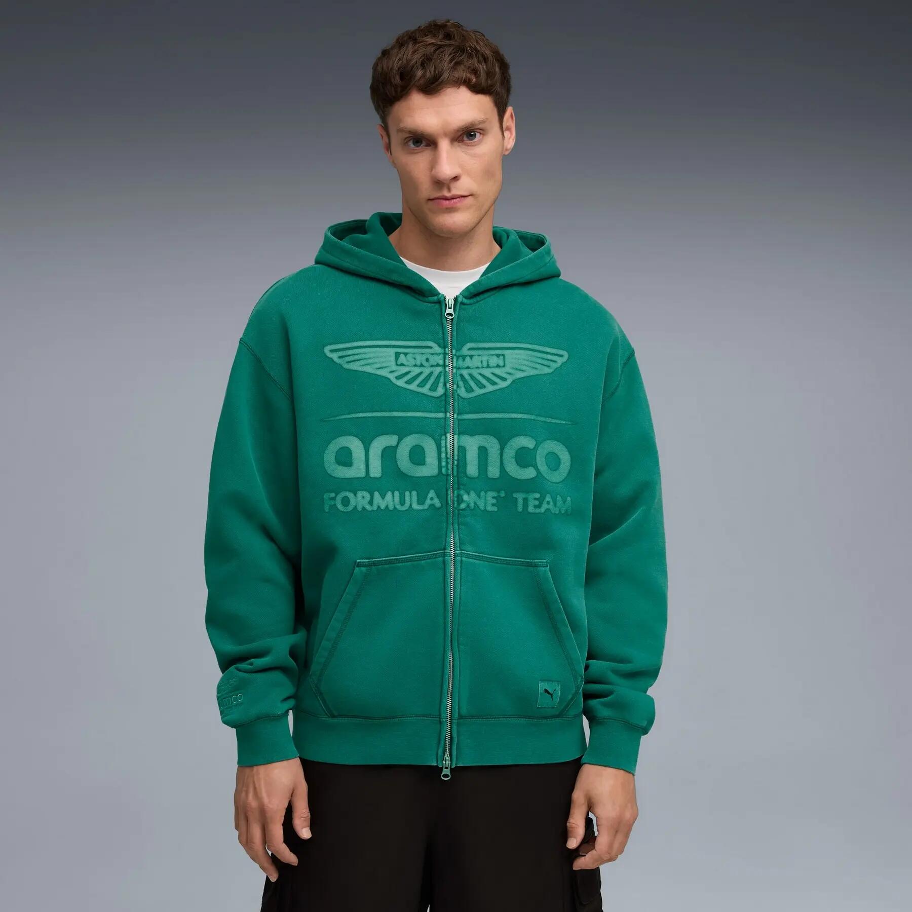 Puma X AMF1 FZ herenhoodie groen maat S 3/5