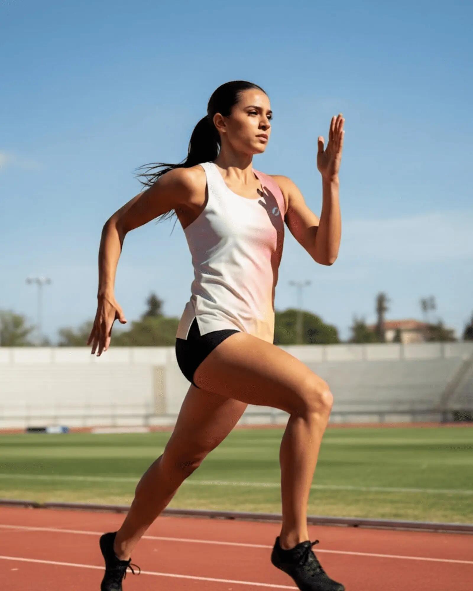 Technische hardlooptanktop voor dames - VICK PHOTON 2/6