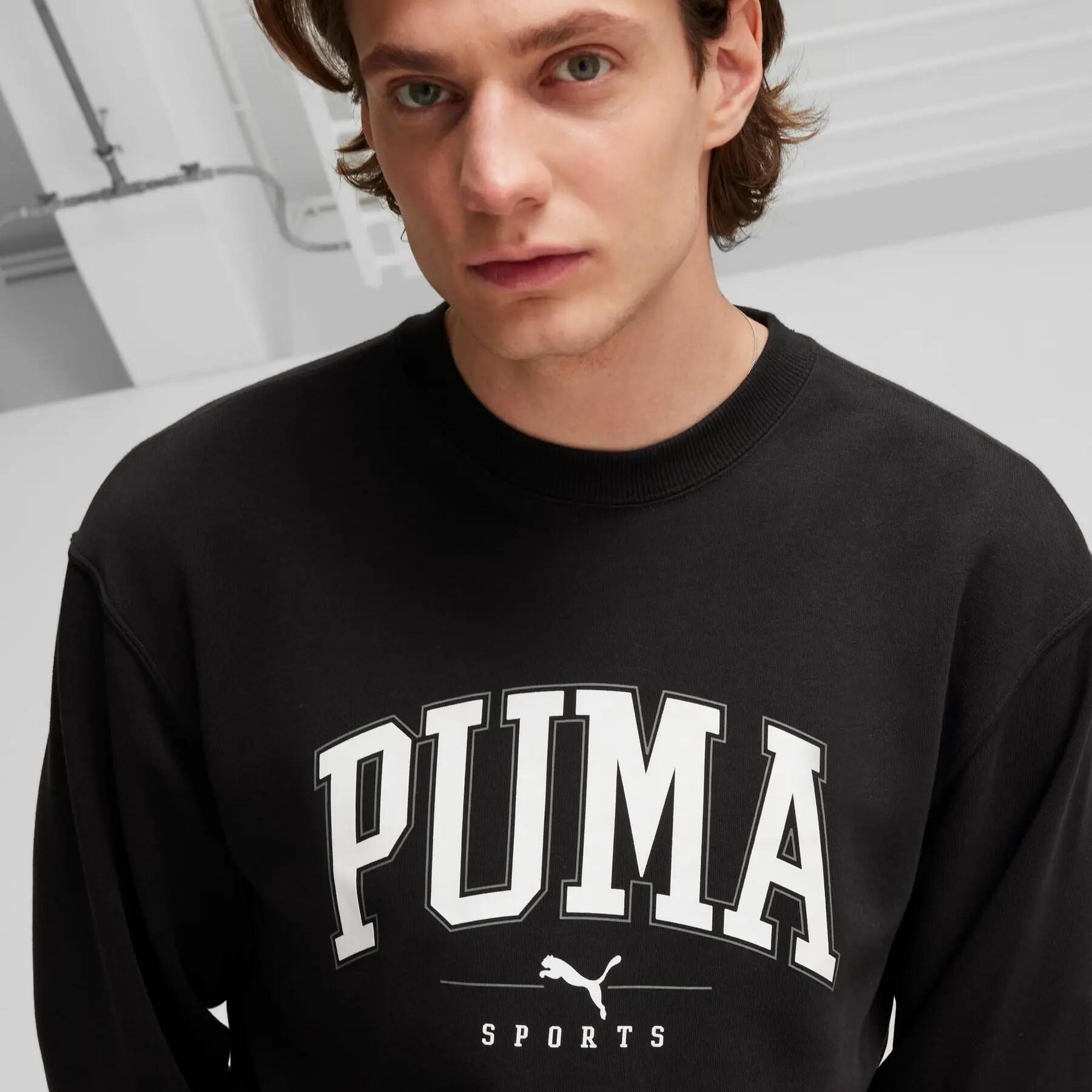 Puma SQUAD CREW TR herensweatshirt zwart maat XL 4/7