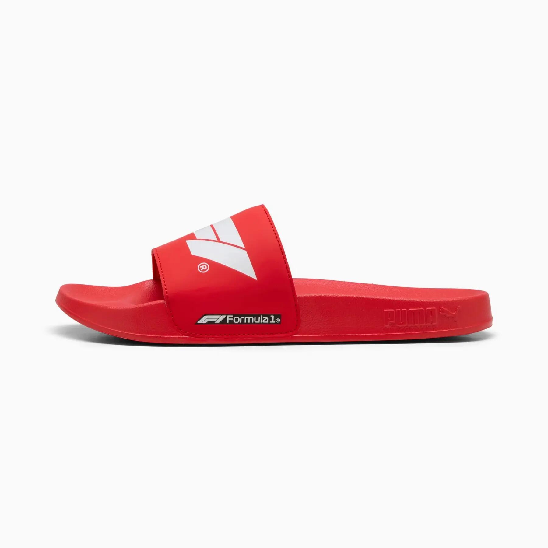 Chinelo unissex Puma F1 LEADCAT 2.0 LOGO vermelho 30884602 tamanho 47 2/6