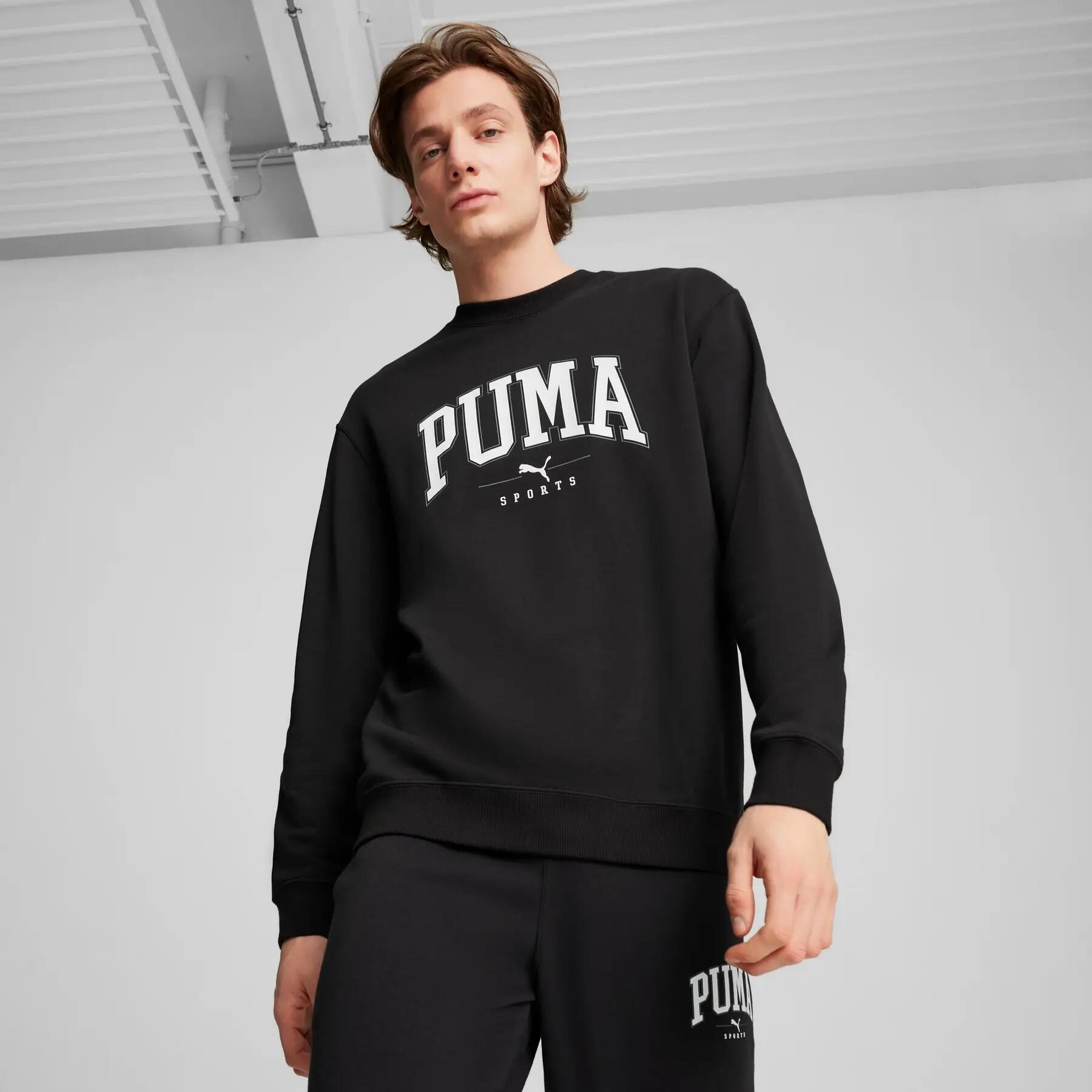 Puma SQUAD CREW TR herensweatshirt zwart maat XL 3/7