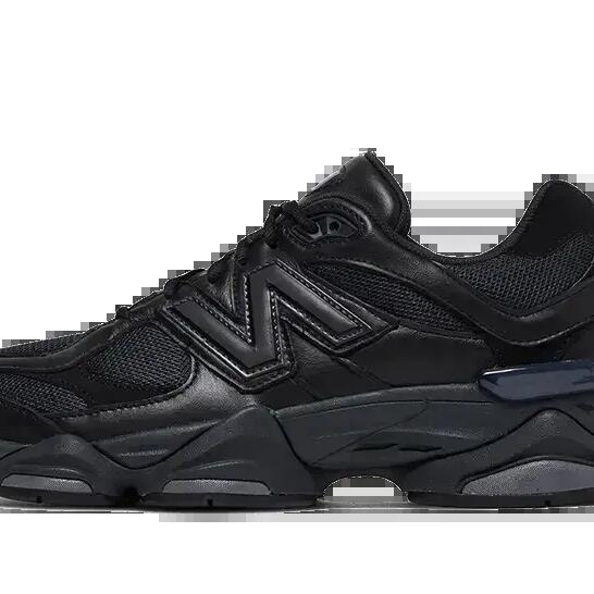 Men - Outdoor - Shoes - Leather, Plain - 9060 Triple Black - Black