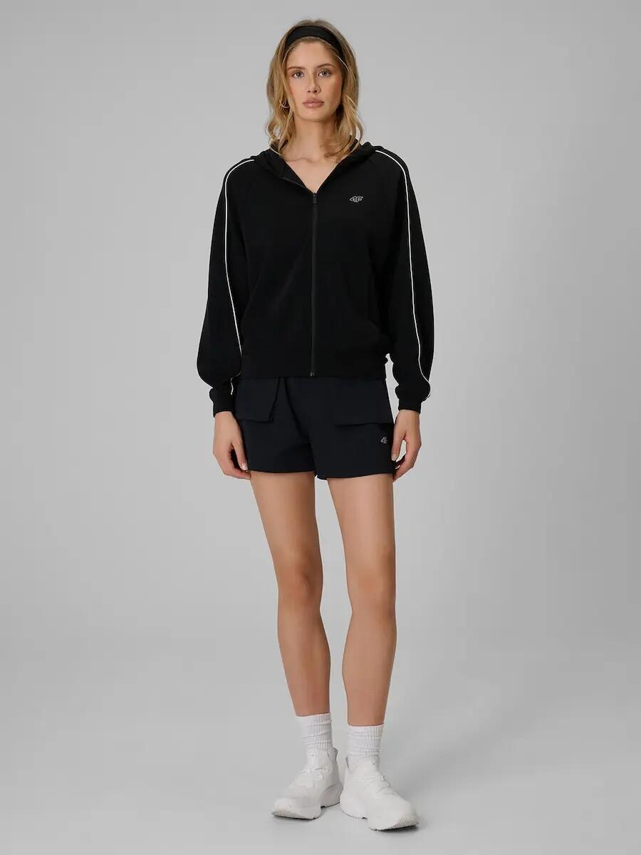 Bluza dresowa regular z kapturem damska 4F 4FRSS26TSWSF2990 7/7