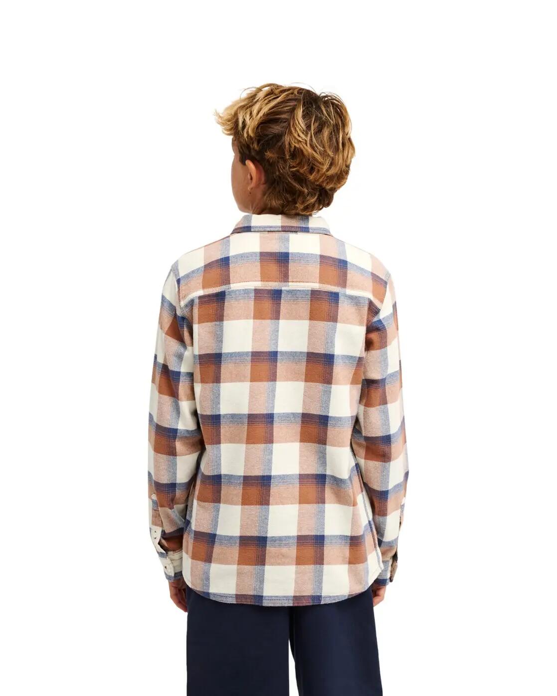 Overhemd met Lange Mouwen MOTHERFLY PLAID Braun Jongens 8-16 2/4