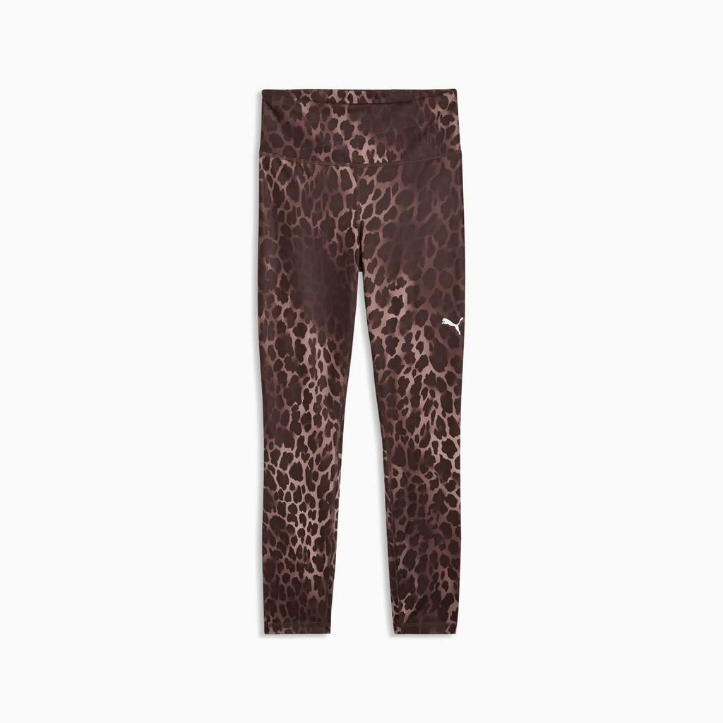 Puma TAD ESSENTIAL SPOTTED HAZE women's leggings brown 52851513 r M