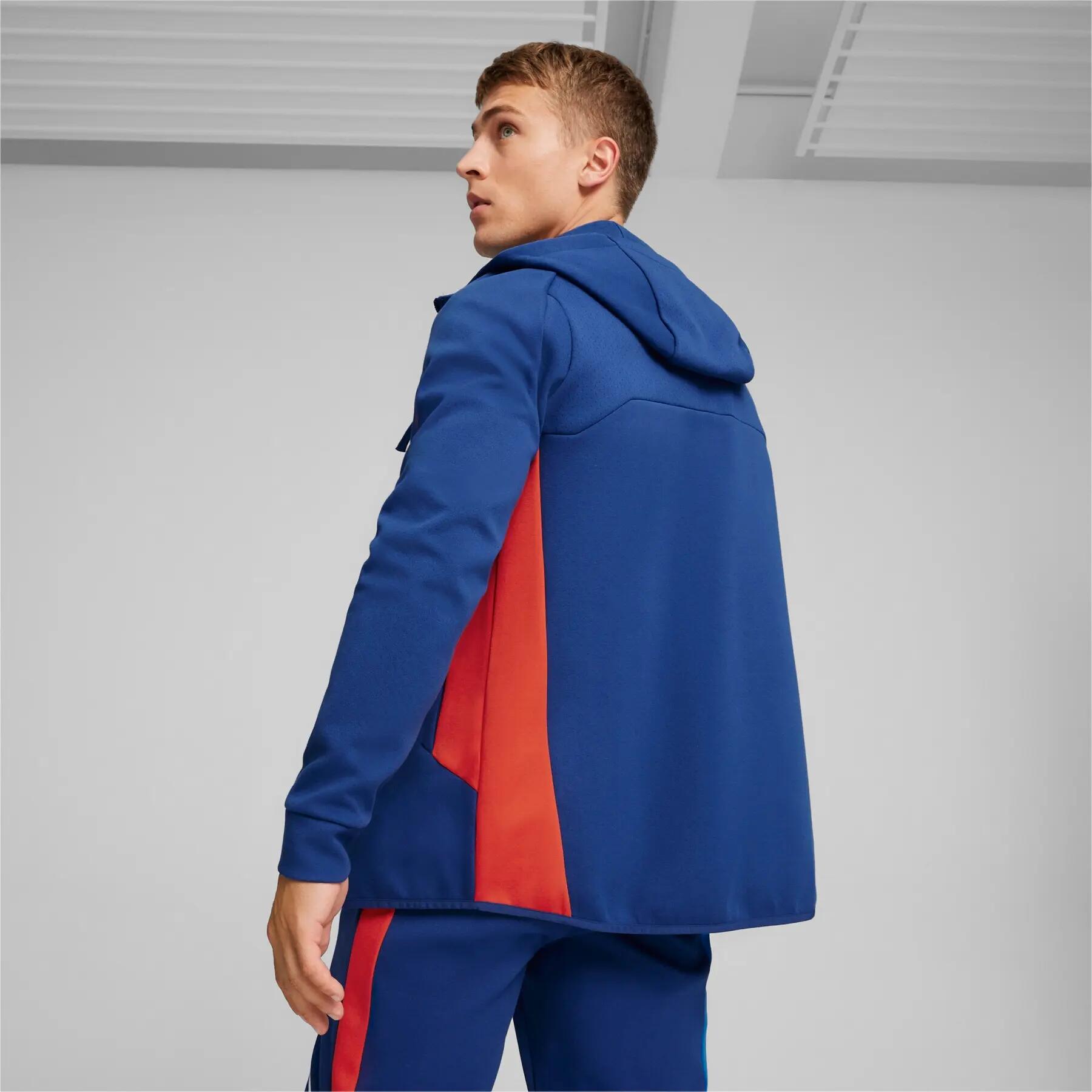 Felpa con cappuccio da uomo Puma BMW MMS, blu, taglia L 7/8