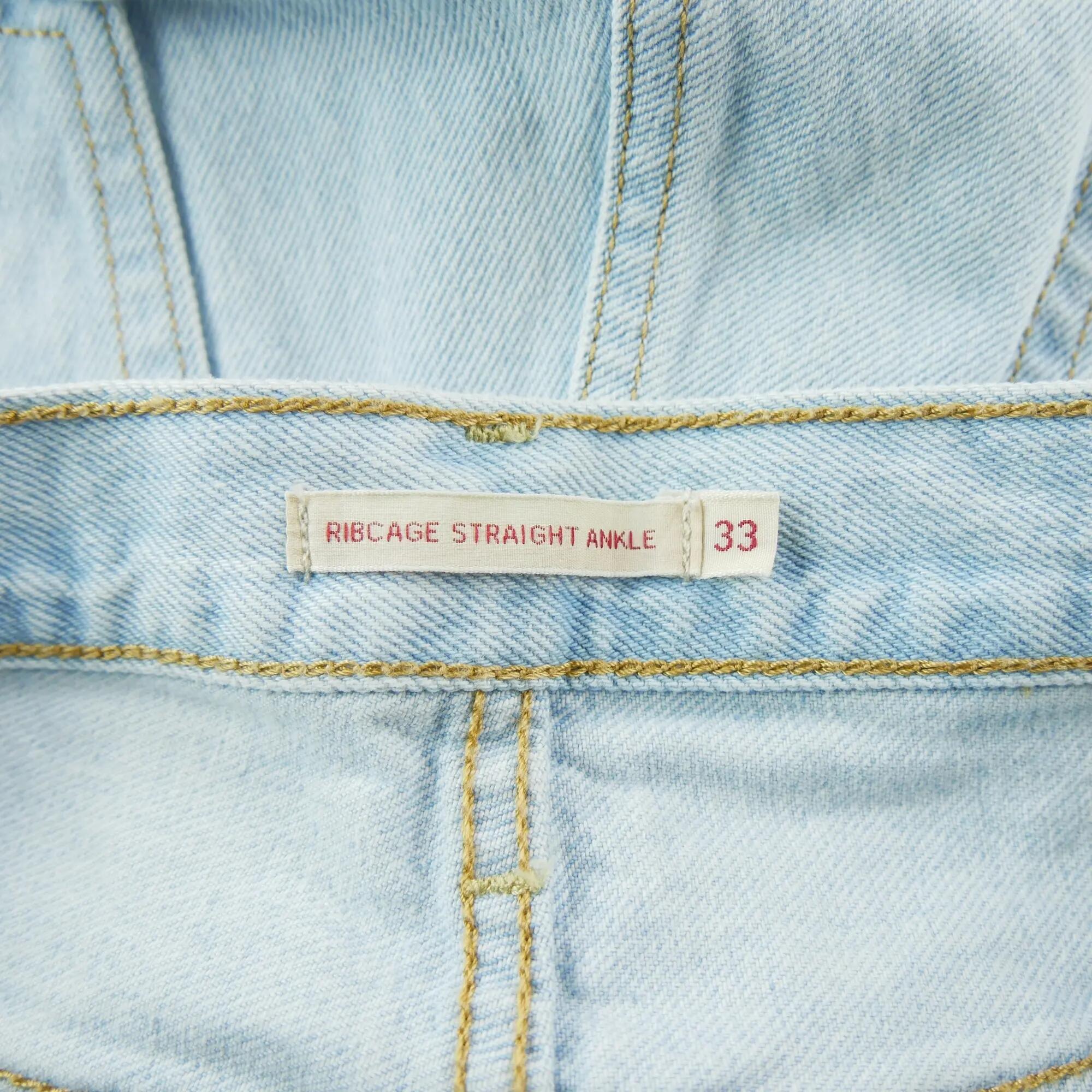 Refurbished - Jeans Damen W33/L27 Levi Strauss Ribcage - Wie neu 6/6