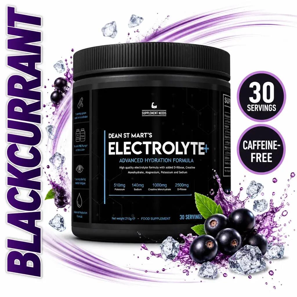 Supplement Needs Electrolyte+ 210g Blackcurrant