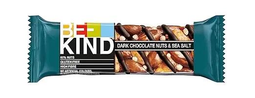 BE-KIND Dark Chocolate Nuts & SeaSalt 3x30g Nussriegel für unterwegs & Training 2/3