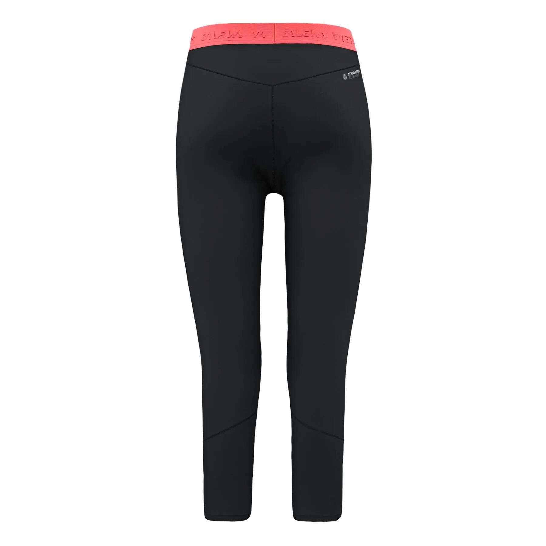 Legging feminina Salewa CRISTALLO WARM 3/4 preta 00-0000028210_0911 r L 2/3