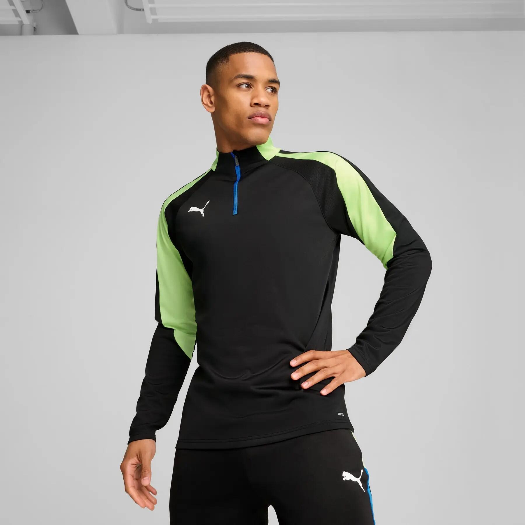 Felpa da uomo Puma INDIVIDUALLIGA 1/4 ZIP nera 65951502 r L 3/7